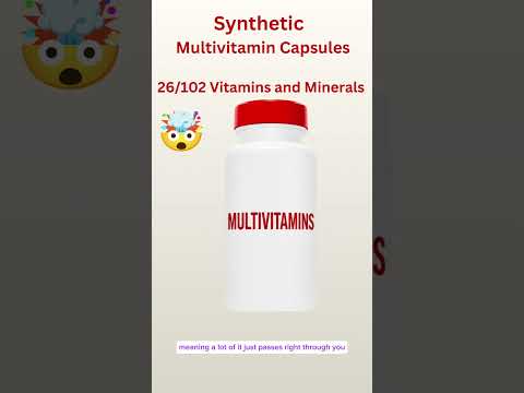 Video comparing Premium Sea Moss Capsules versus synthetic multivitamins